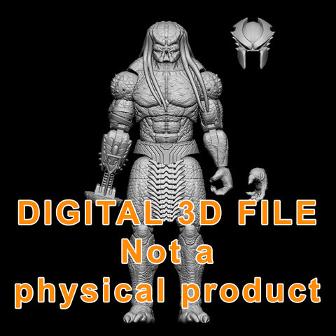 Brute Hunter Articulated Figure Digital 3D files