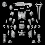 Spartan Articulated Figure Digital 3D files