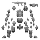 Shock trooper Articulated Figure Digital 3D files
