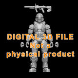 Shock trooper Articulated Figure Digital 3D files