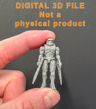 Digital 3D file 1.5" Spartan Articulation