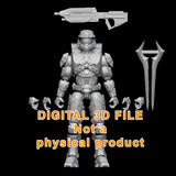 Spartan Articulated Figure Digital 3D files
