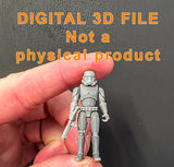 Digital 3D file 1.5" Storm Soldier Vintage Articulation