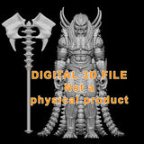 Warlord Hunter Articulated Figure Digital 3D files