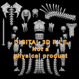 Warlord Hunter Articulated Figure Digital 3D files