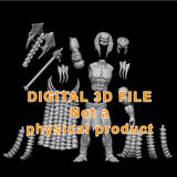 Warlord Hunter Statue Digital 3D files