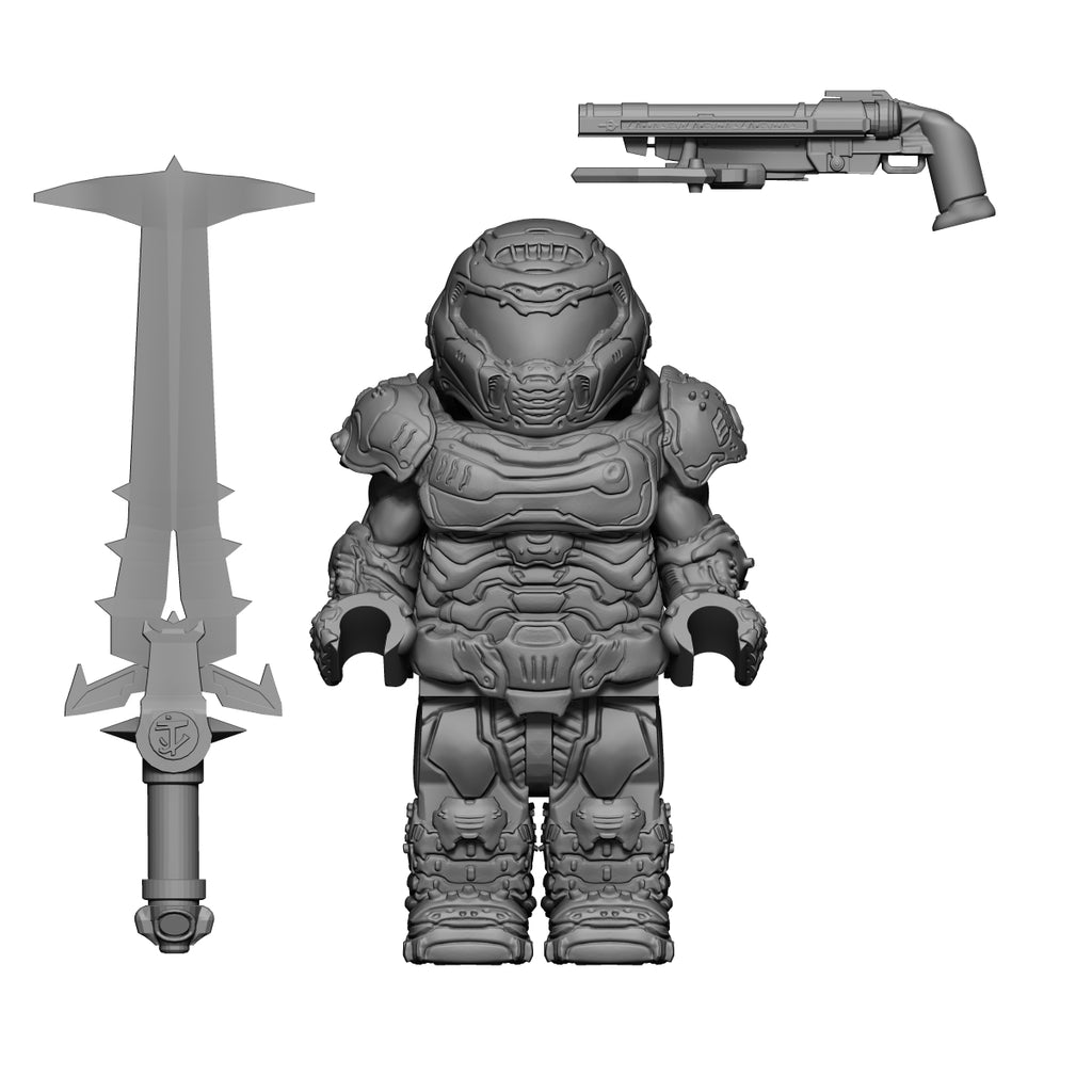 Lego doom best sale slayer minifigure