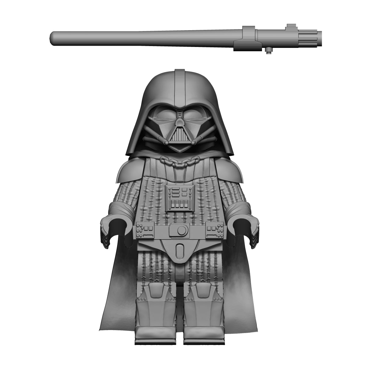 Dark Father Brick Mini Figure Digital 3D files