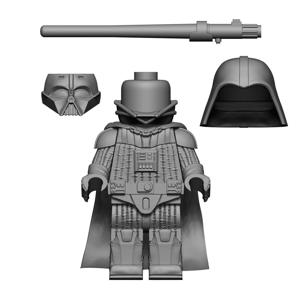Dark Father Brick Mini Figure Digital 3D files