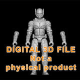 Quantum Raider Micro Articulation Digital 3D files - EZ Print