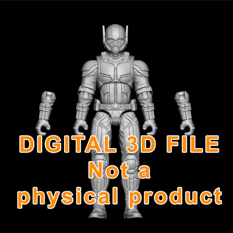 Quantum Raider Micro Articulation Digital 3D files - EZ Print