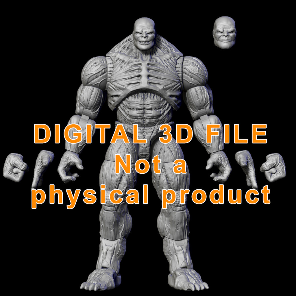 Bomination Articulated Figure Digital 3D files