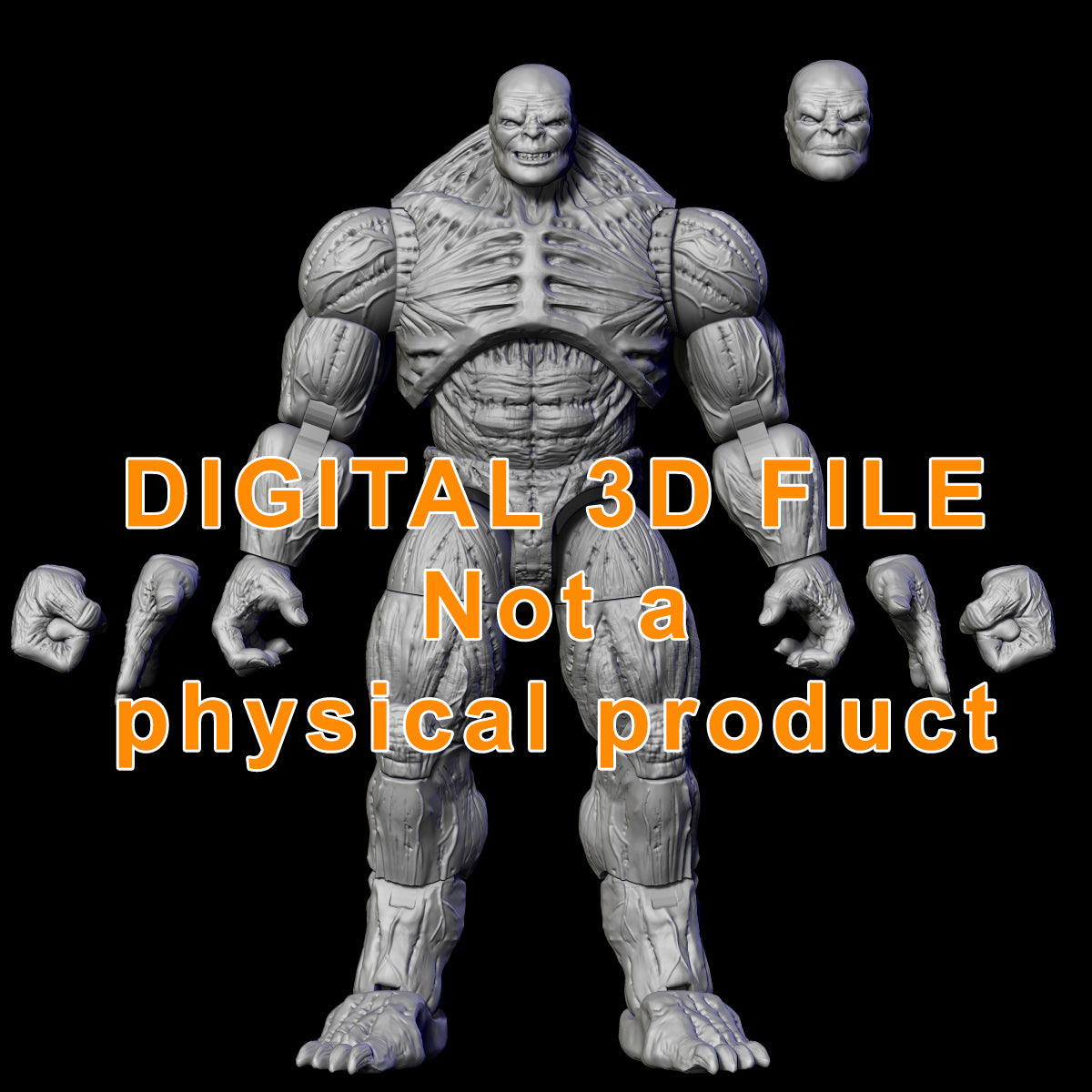 Bomination Articulated Figure Digital 3D files