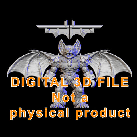 Bat "BB" 3D model digital download
