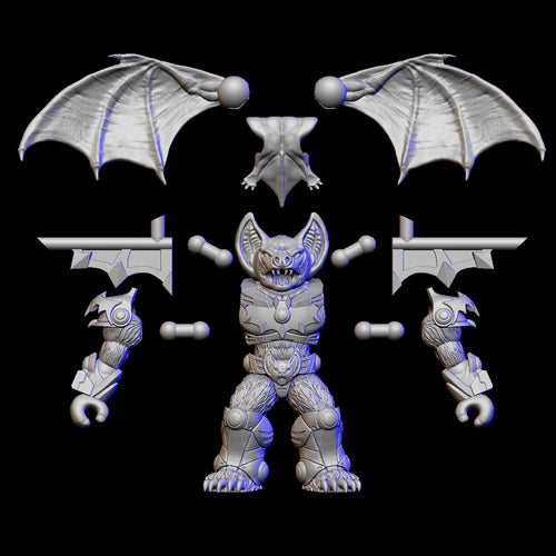 Bat "BB" 3D printed figure