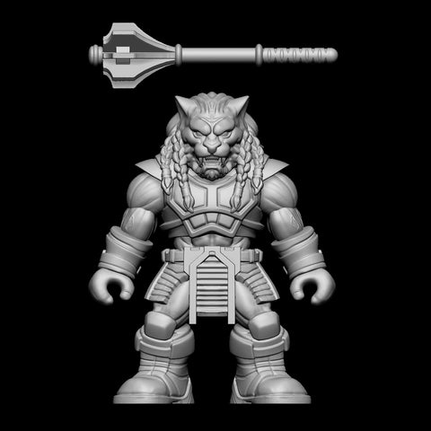 Battle Beast "BB" 3D printed figure