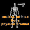 Battle Bot Articulated Figure Digital 3D files