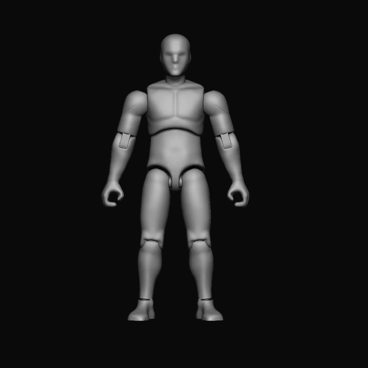 Blank Figure 1" Micro Articulation Digital 3D files