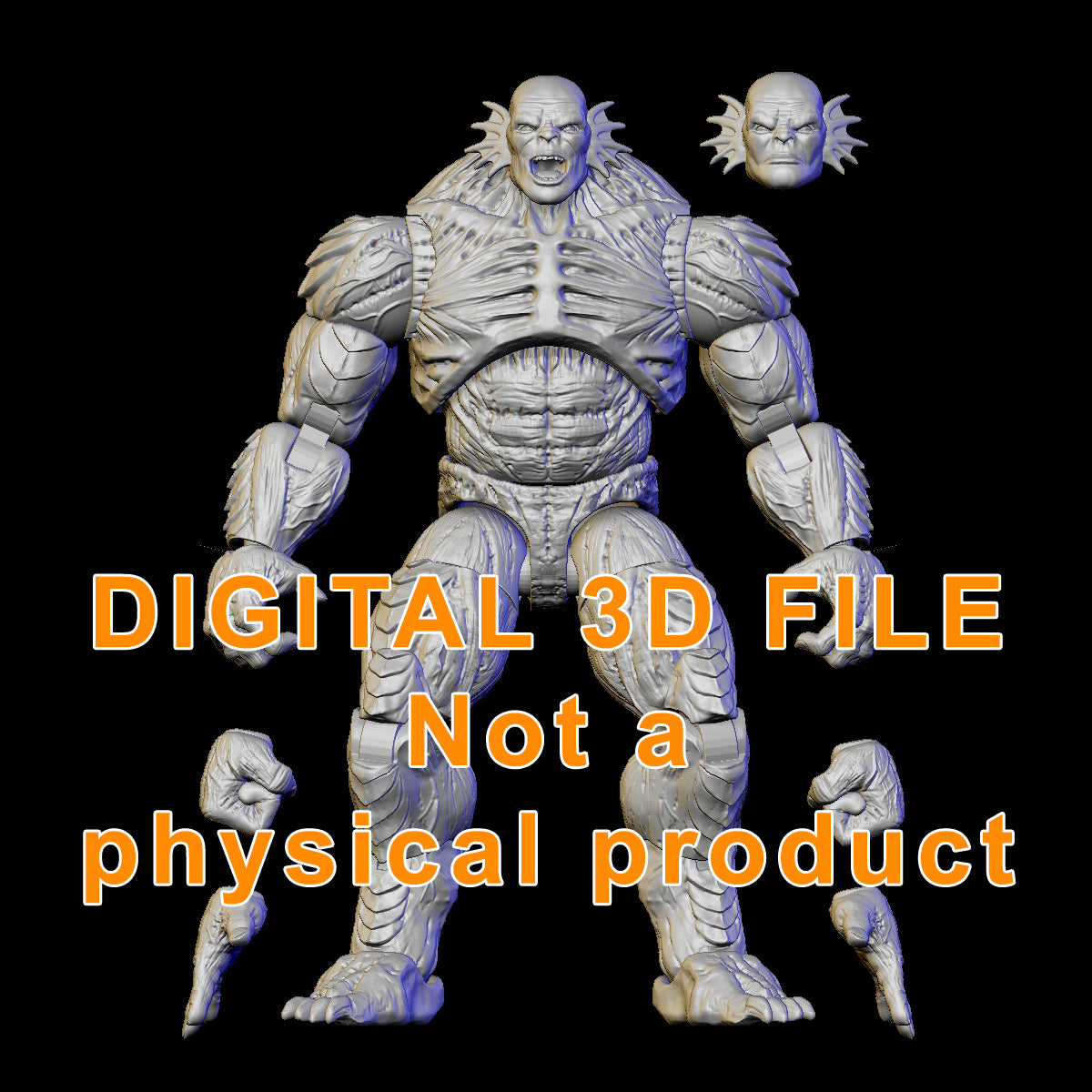 Bomination FIN VERSION Articulated Figure Digital 3D files