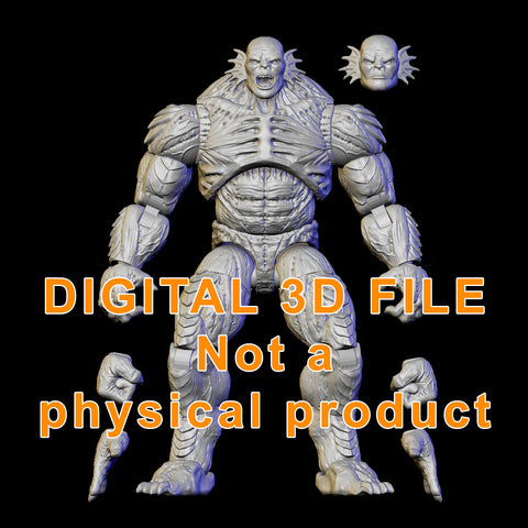 Bomination FIN VERSION Articulated Figure Digital 3D files