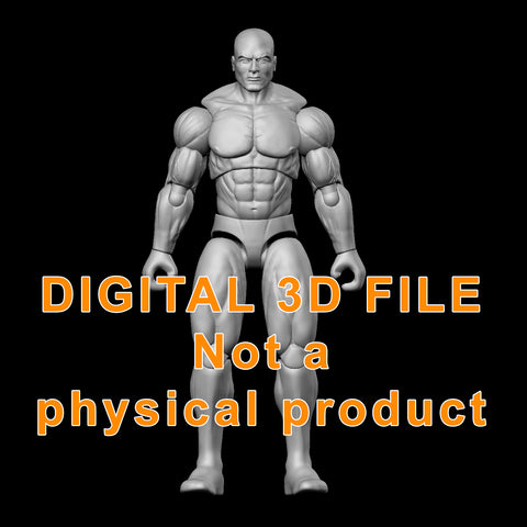 Blank Figure Micro Articulation Digital 3D files - EZ Print