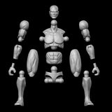 Blank Figure Micro Articulation Digital 3D files - EZ Print