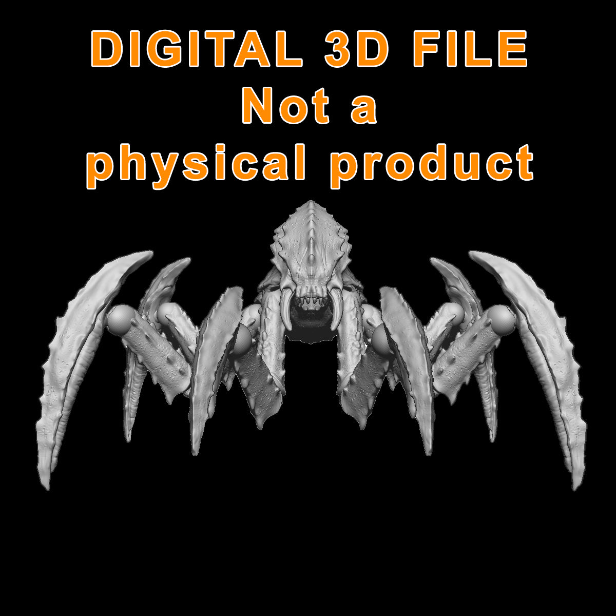 Warrior Bug Articulated Figure Digital 3D files
