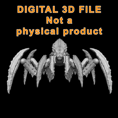Warrior Bug Articulated Figure Digital 3D files
