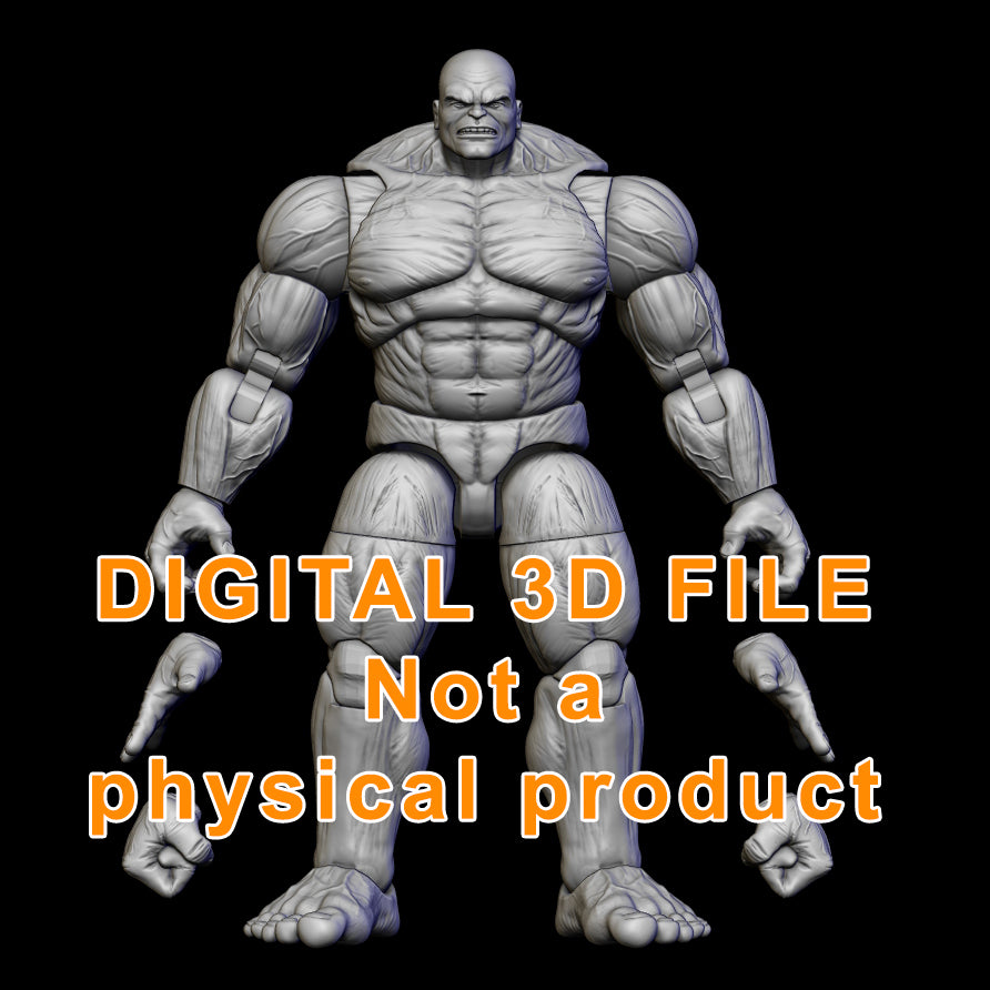 Bulk Blank Articulated Figure Digital 3D files
