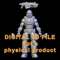 Clayton COG soldier Articulated figure 3D file