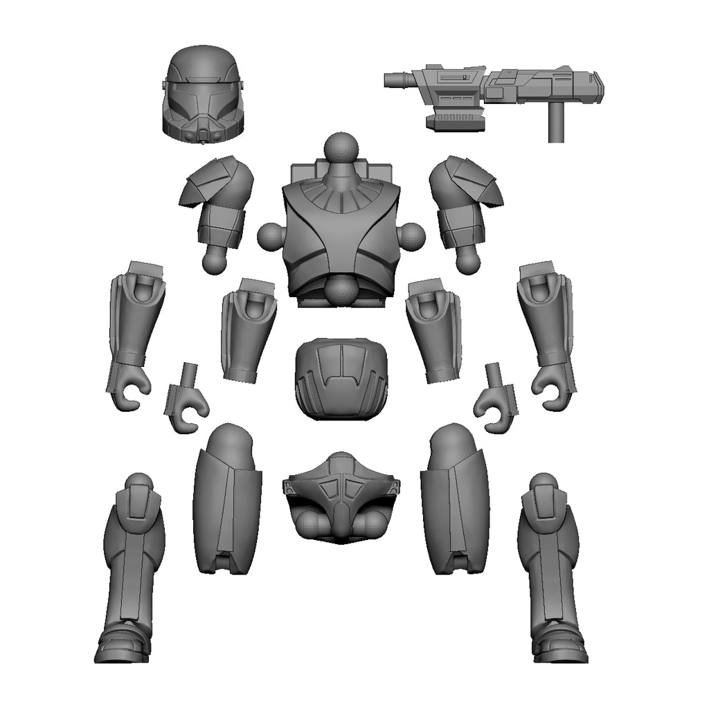 Commando 1.5" Micro Articulation Digital 3D files