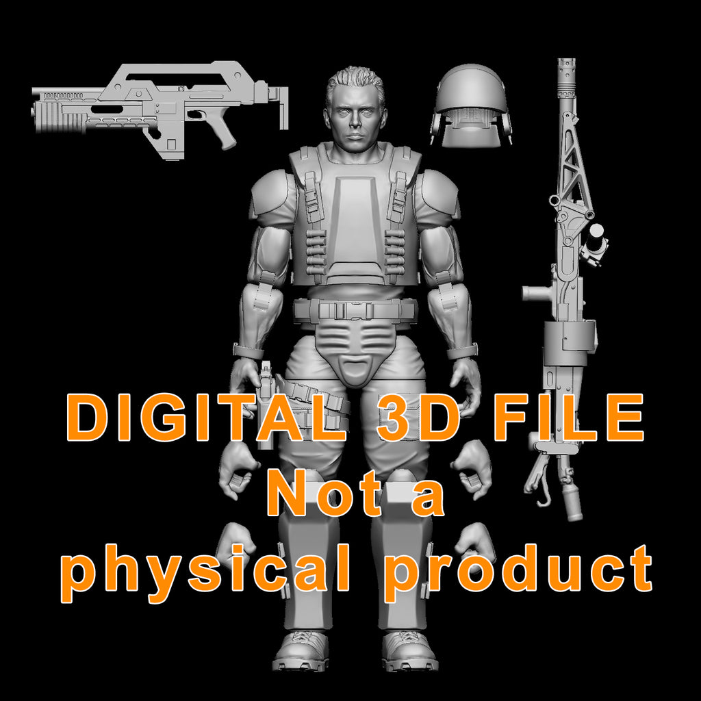 colonial strike marine Figure Digital 3D files