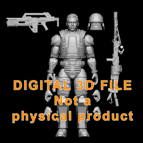 colonial strike marine Figure Digital 3D files