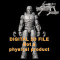 Advanced Soldier Articulated Figure Digital 3D files