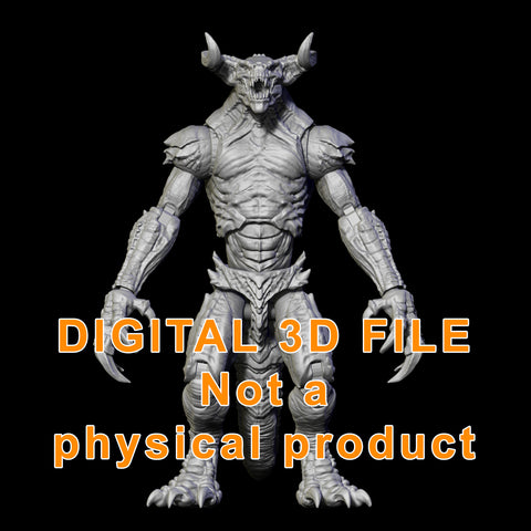 Demon Claw Articulated Figure Digital 3D files