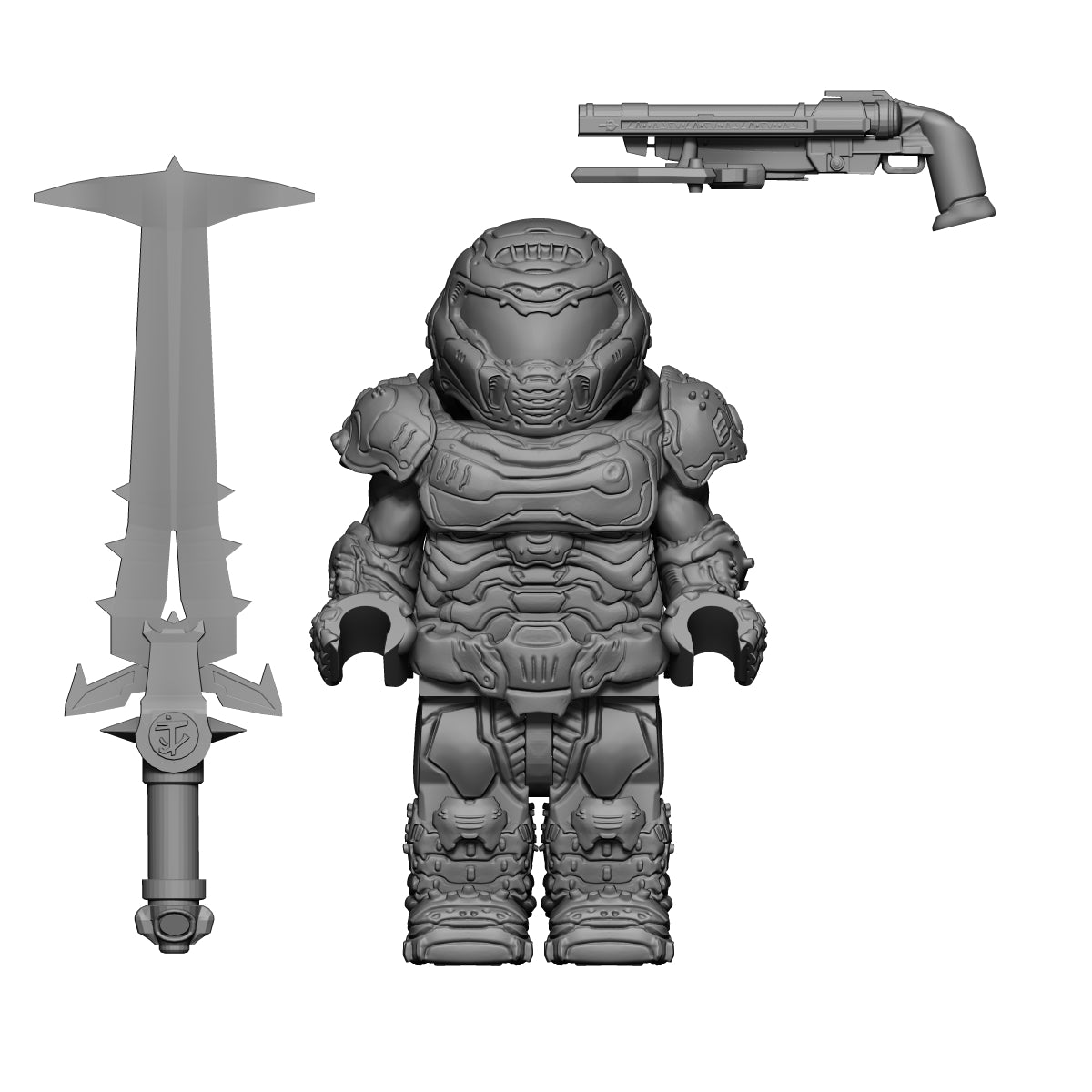 Slayer Brick Mini Figure Digital 3D files