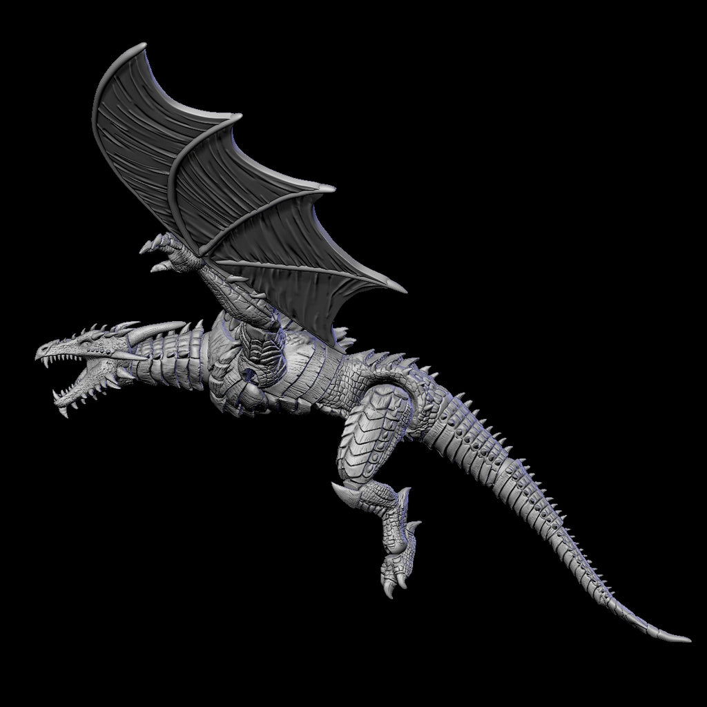 Dragon Articulated figure 3D file