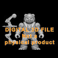 Mini Battle Bear 3D model digital download