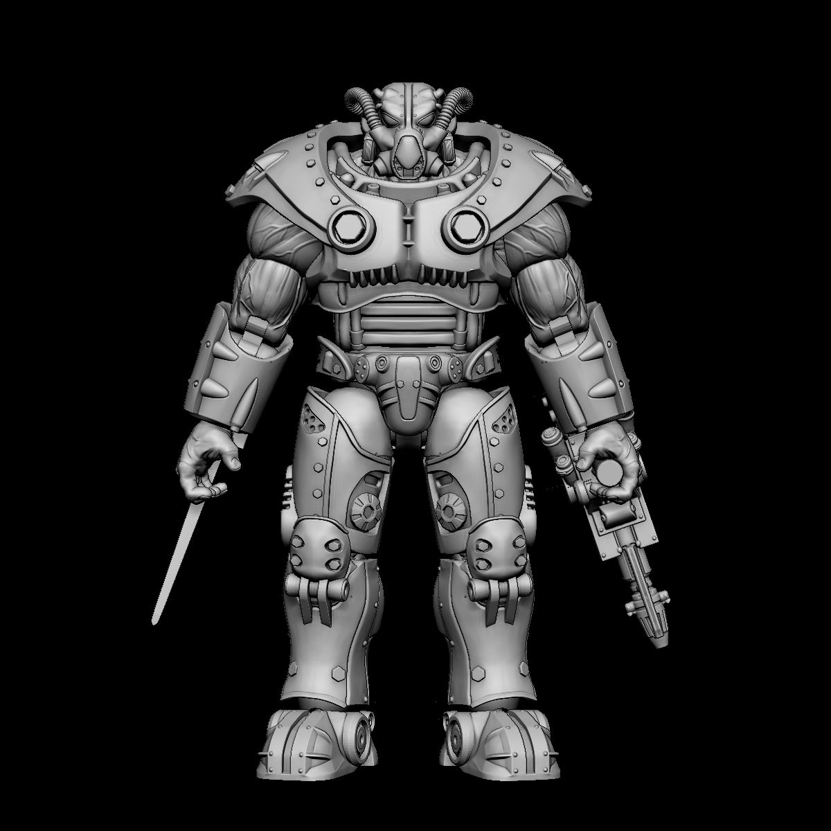 Super Mutant Articulated Figure Digital 3D files