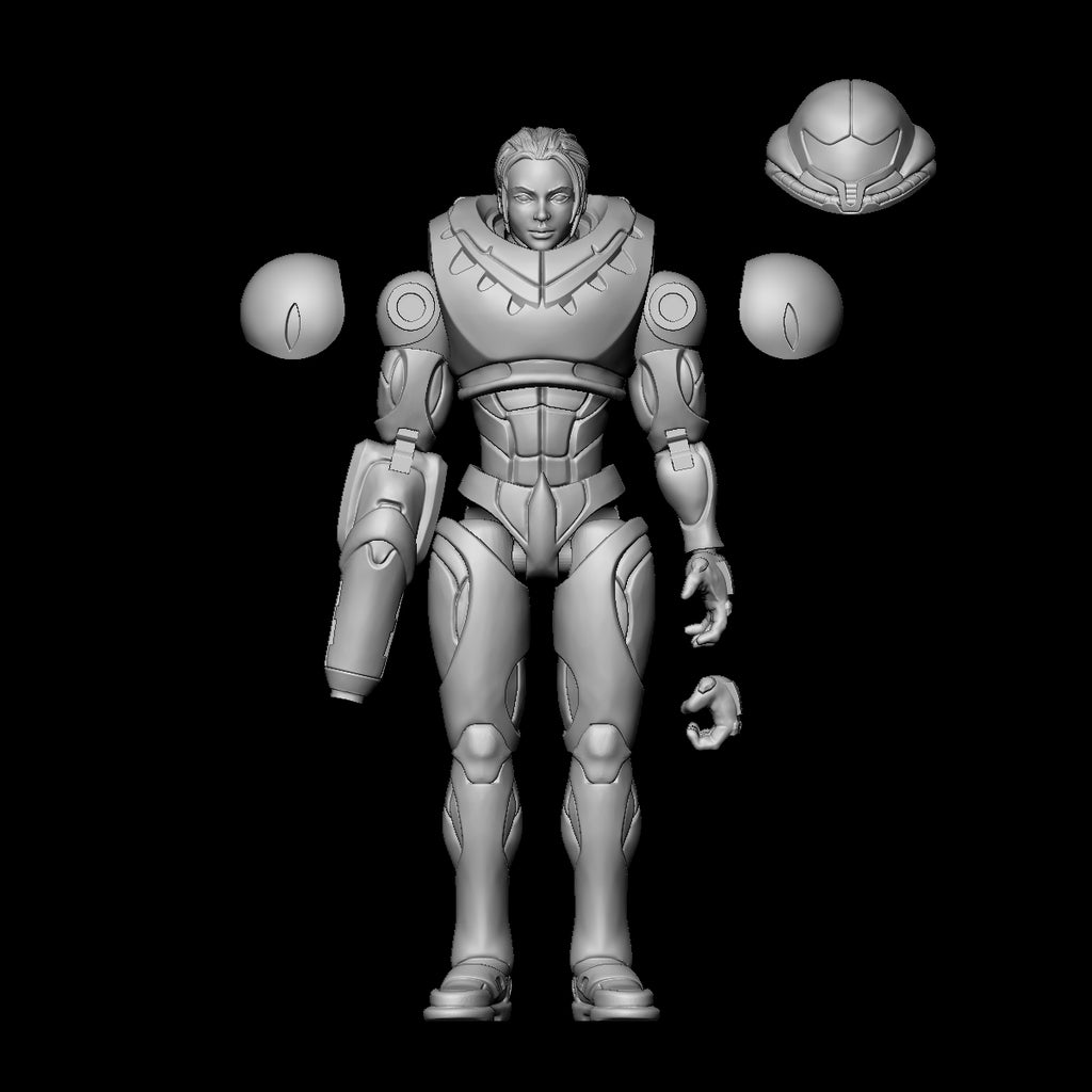 Fusion Power Suit Figure Digital 3D files
