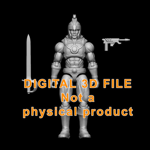 Red Planet Raider Micro Articulation Digital 3D files - EZ Print