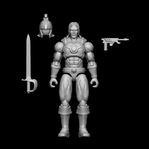 Red Planet Raider Micro Figure 2" Figure EZ build