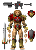 6.5" Virelion Lion Combat Creatures Action Figure
