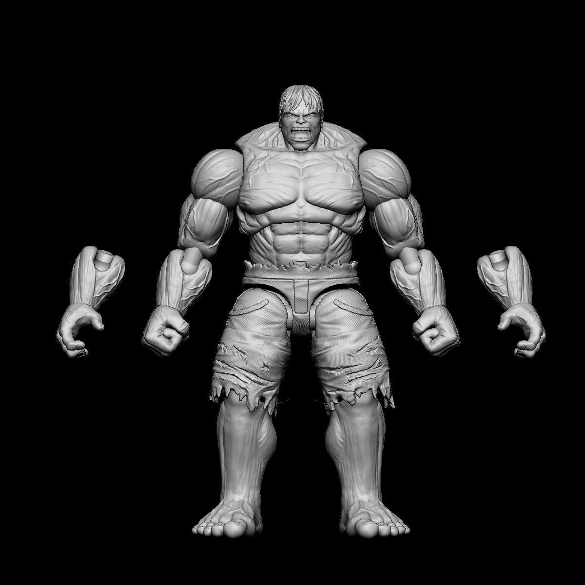 Bulk Brute Base Micro Articulation Digital 3D files - EZ Print