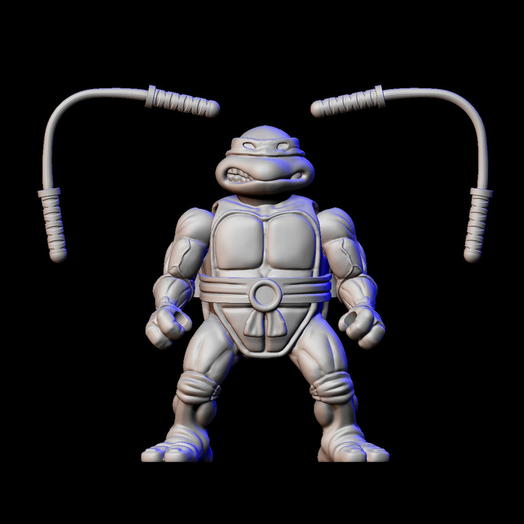 Turtle Bundle with Mech Walker & "BB" 3D Printed Figures