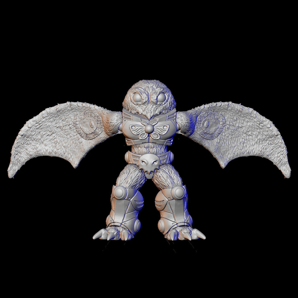 Moth"BB" 3D printed figure