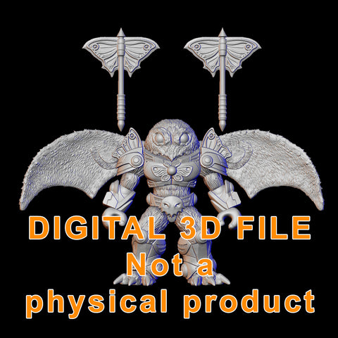 Moth"BB" 3D model digital download