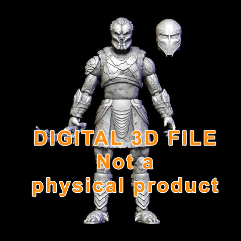 Outcast Hunter Articulated Figure Digital 3D files