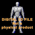 Robot-Cop Articulated Figure Digital 3D files