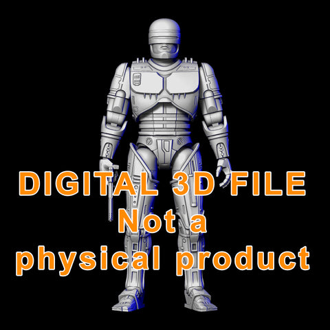 Robot-Cop Articulated Figure Digital 3D files